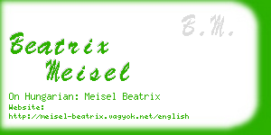 beatrix meisel business card